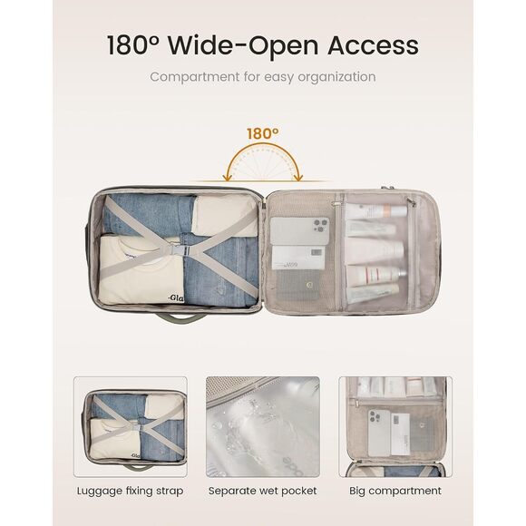 40L Travel Backpack for Women & Men, Airline Approved Carry On Luggage main image 4